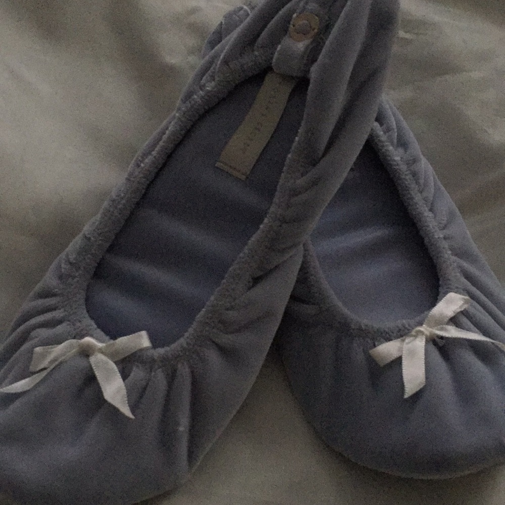 Victoria's Secret Velvet Ballet Slippers Small